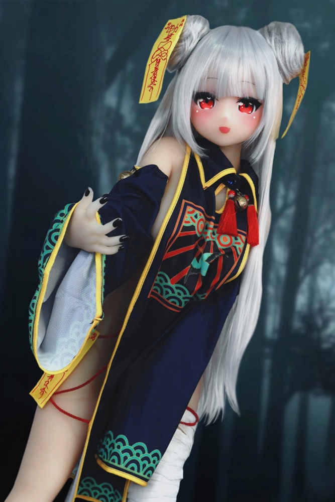 Aotume-135cm 4.4ft Head #56 C Cup Mini sex doll Cartoon Anime Super Realistic Silicone Sex Doll
