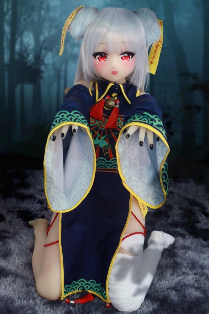 Aotume-135cm 4.4ft Head #56 C Cup Mini sex doll Cartoon Anime Super Realistic Silicone Sex Doll