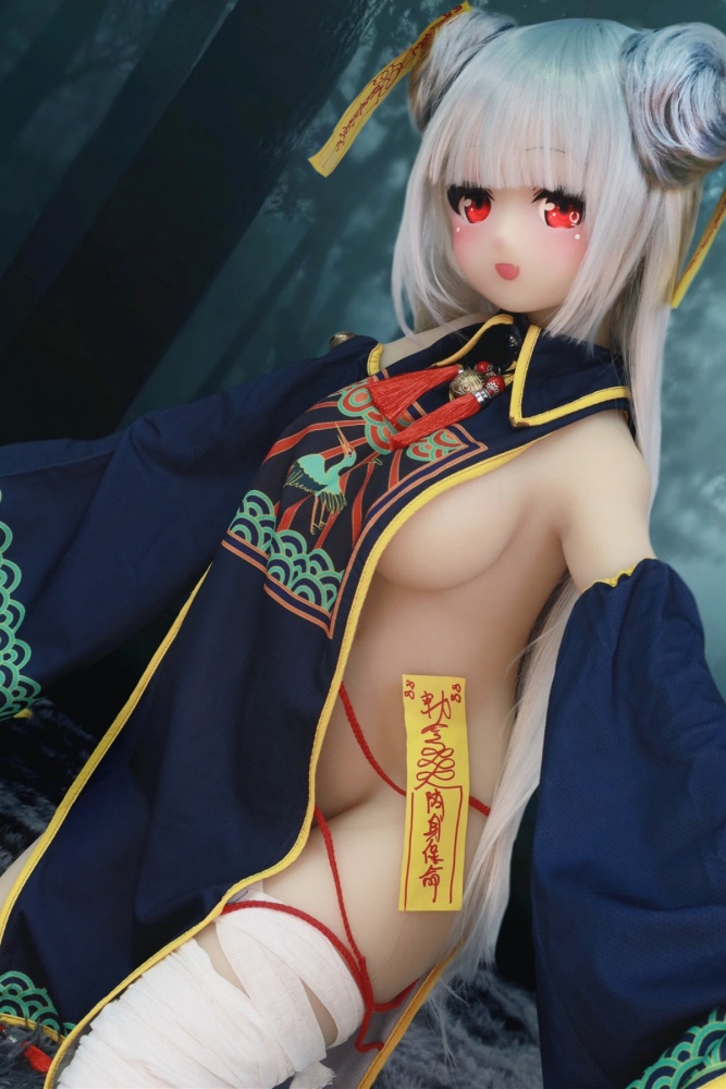 Aotume-135cm 4.4ft Head #56 C Cup Mini sex doll Cartoon Anime Super Realistic Silicone Sex Doll