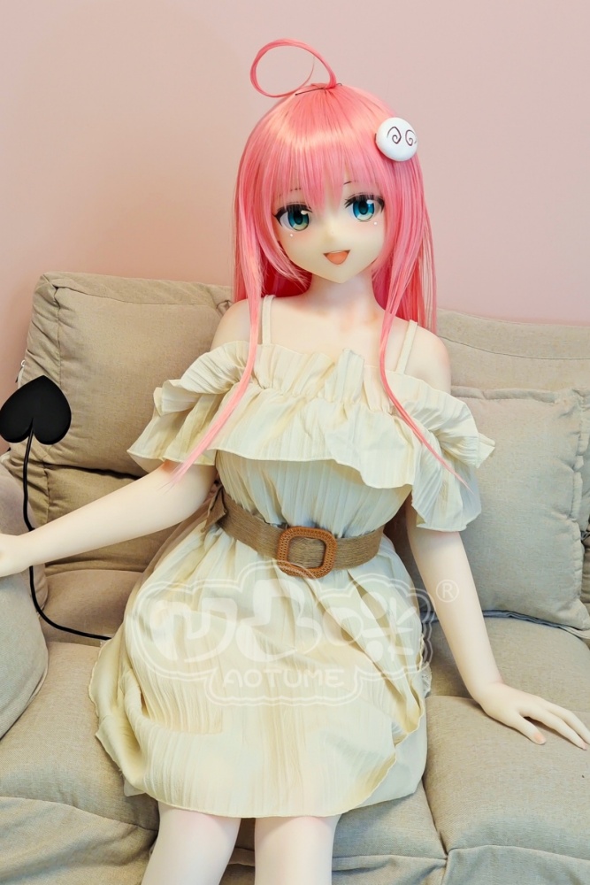 Aotume-145cm 4.75ft Head #114 D Cup Young Girl Mini Sex Doll Cartoon Anime Super Realistic Silicone Sex Doll