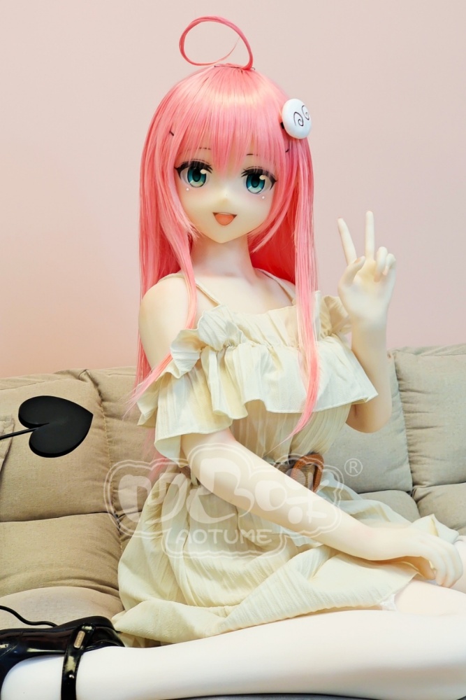 Aotume-145cm 4.75ft Head #114 D Cup Young Girl Mini Sex Doll Cartoon Anime Super Realistic Silicone Sex Doll