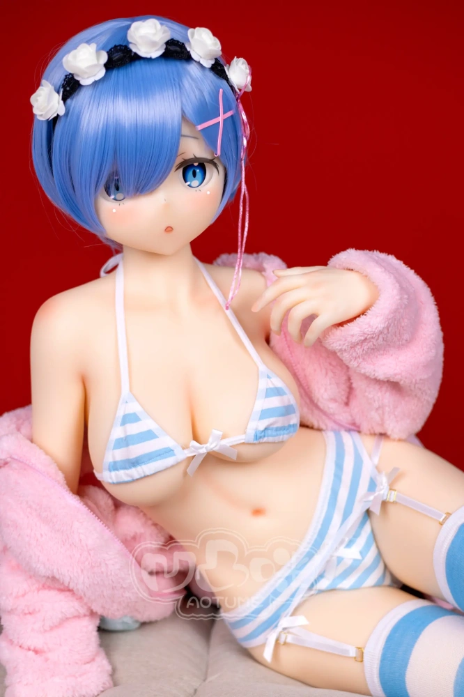 Aotume-145cm 4.75ft Head #126 D Cup Young Girl Mini Sex Doll Cartoon Anime Super Realistic Silicone Sex Doll
