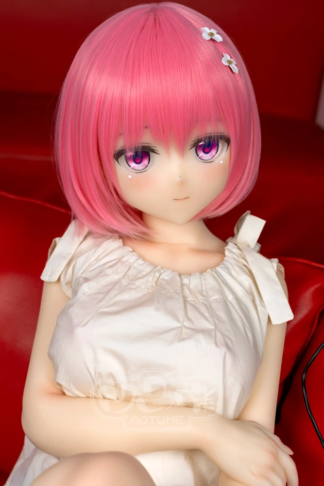 Aotume-145cm 4.75ft Head #128 D Cup Young Girl Mini Sex Doll Cartoon Anime Super Realistic Silicone Sex Doll