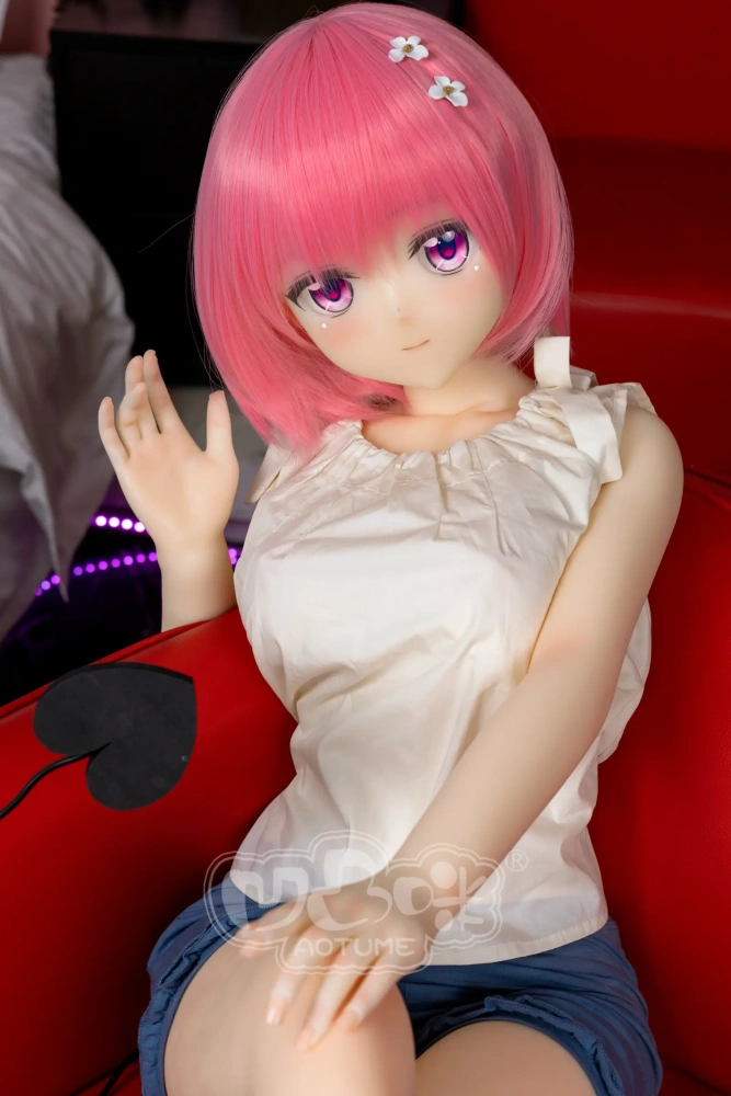 Aotume-145cm 4.75ft Head #128 D Cup Young Girl Mini Sex Doll Cartoon Anime Super Realistic Silicone Sex Doll