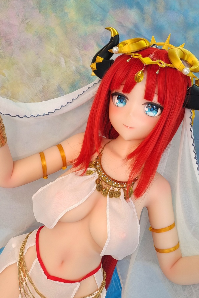Aotume-145cm 4.75ft Head #82 D Cup Young Girl Mini Sex Doll Cartoon Anime Super Realistic Silicone Sex Doll