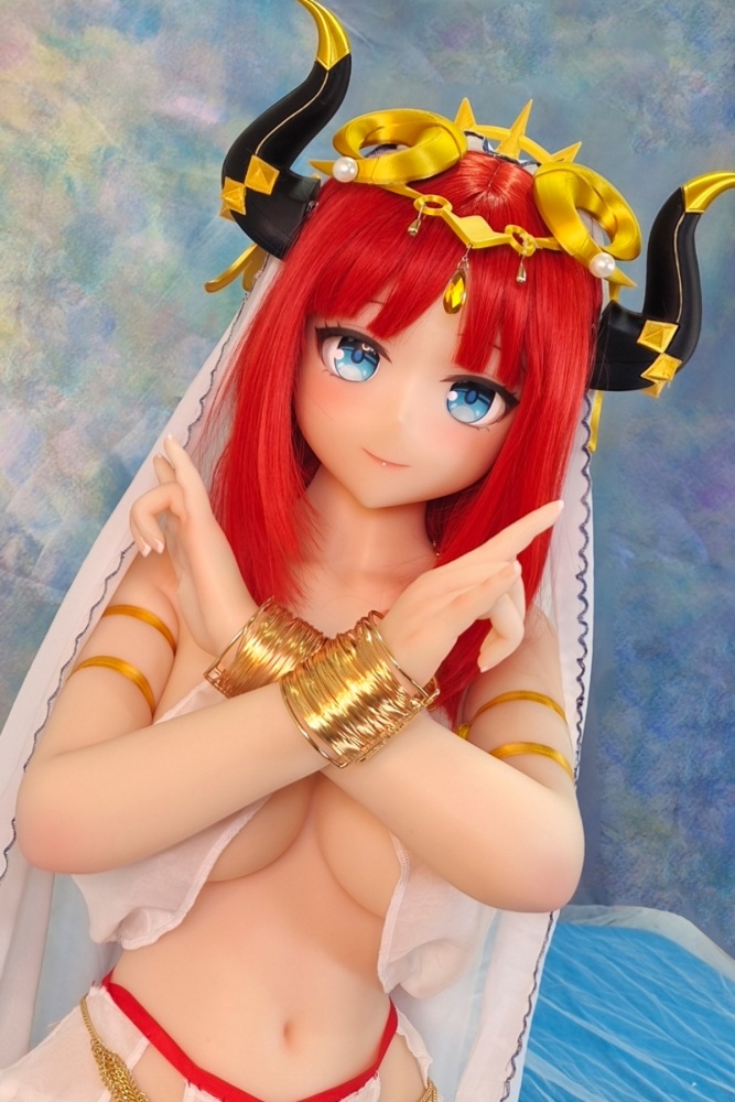 Aotume-145cm 4.75ft Head #82 D Cup Young Girl Mini Sex Doll Cartoon Anime Super Realistic Silicone Sex Doll