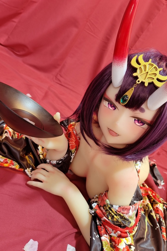 Aotume-145cm 4.75ft Head #85 Young Girl Mini Sex Doll Cartoon Anime Super Realistic Silicone Sex Doll