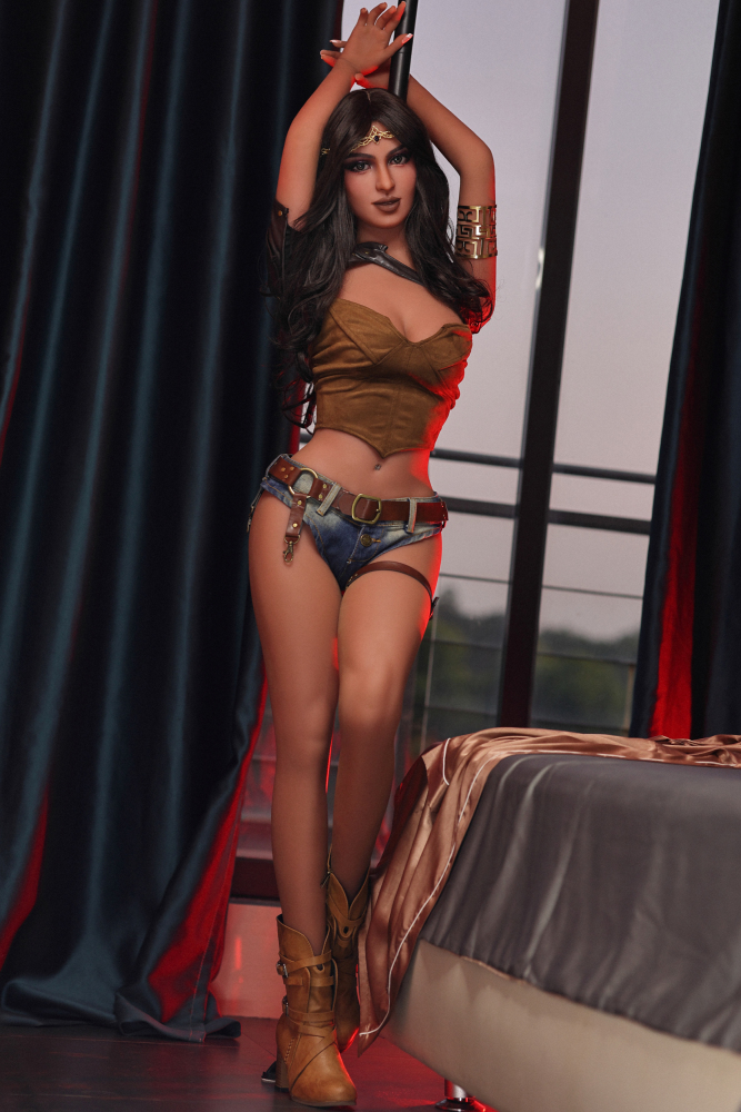 AIBEI 158cm (5ft2) Small Breast Adult Sex Doll Young Girl Realistic Sex Doll For Man -Head #A9🔶 Full TPE Sex Doll