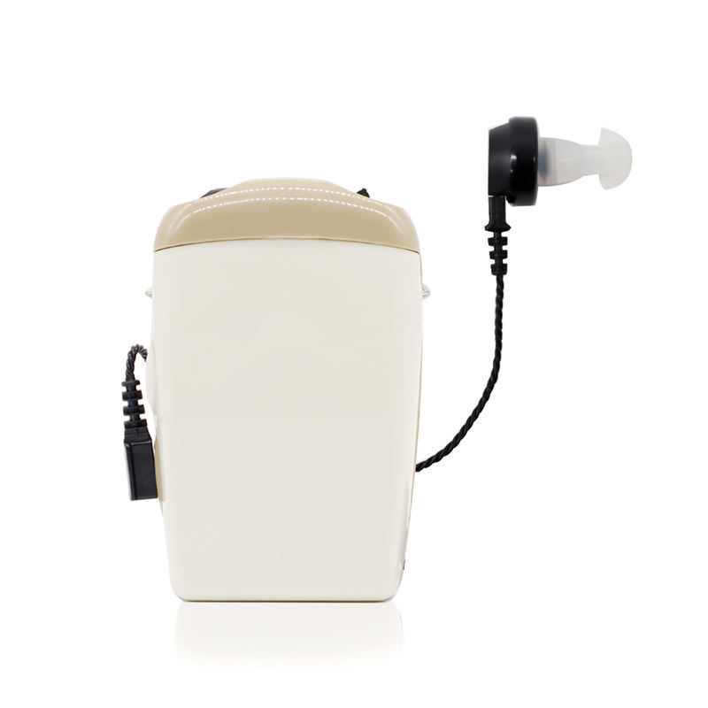 LOVE 100 Super Power Body Worn Pocket Hearing Aid with Trimmer for Severe Hearing Loss