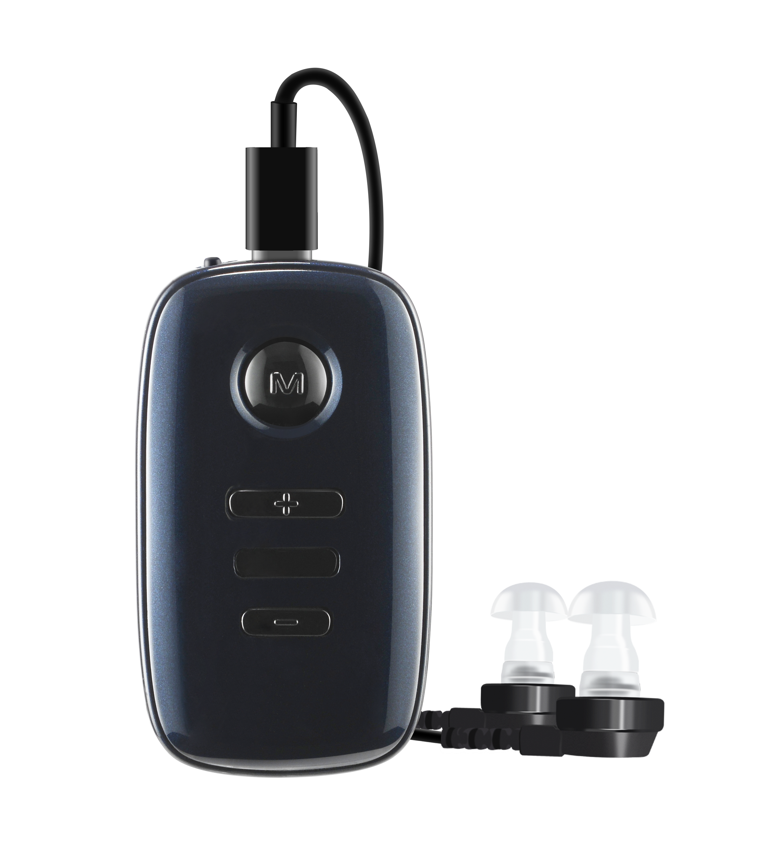 LOVE 300 Super Power Body Worn Pocket Hearing Aid with Trimmer for Severe Hearing Loss