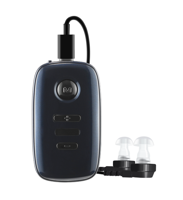LOVE 300 Super Power Body Worn Pocket Hearing Aid with Trimmer for Severe Hearing Loss
