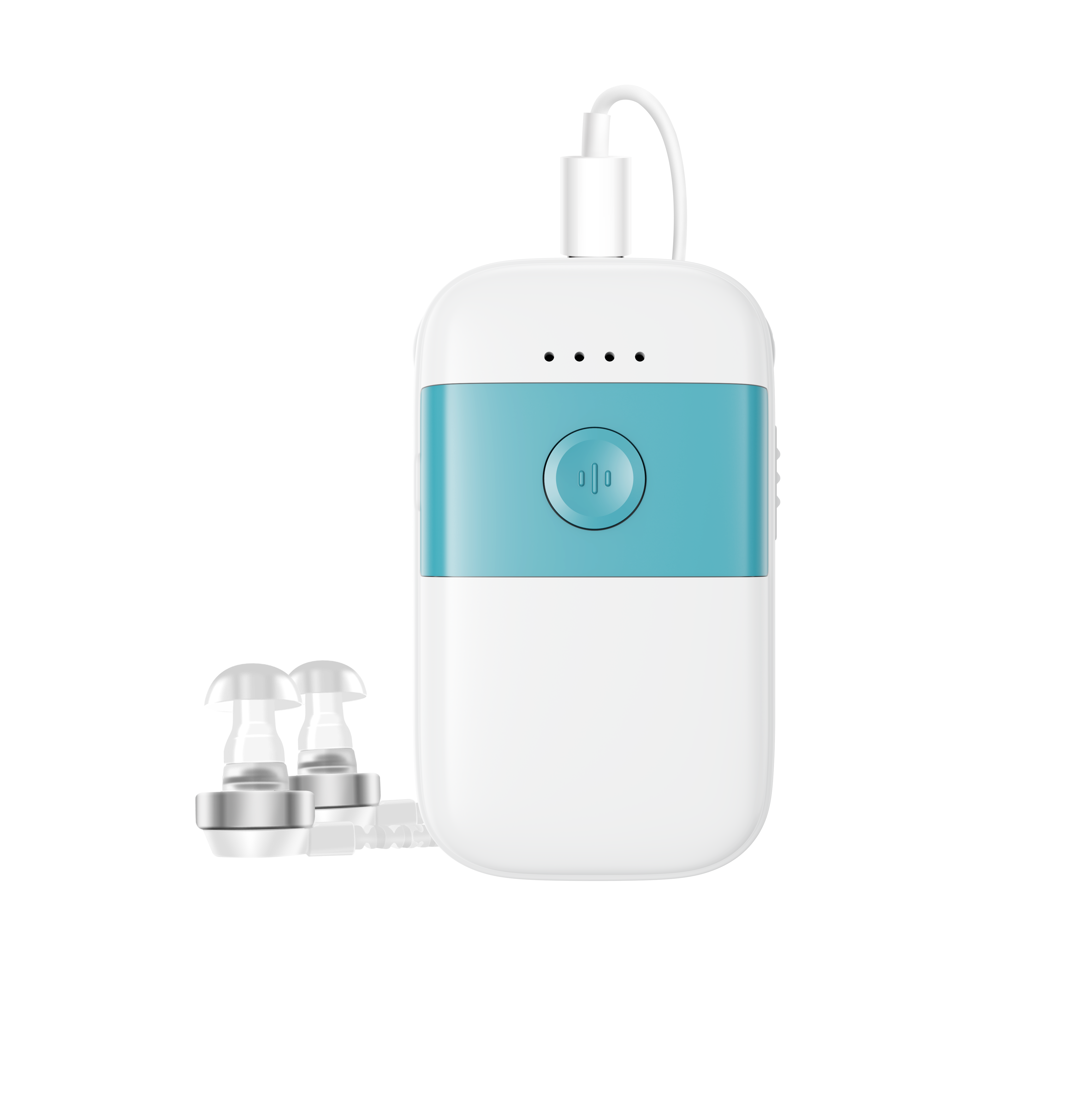 LOVE 500 Super Power Body Worn Pocket Hearing Aid with Trimmer for Severe Hearing Loss