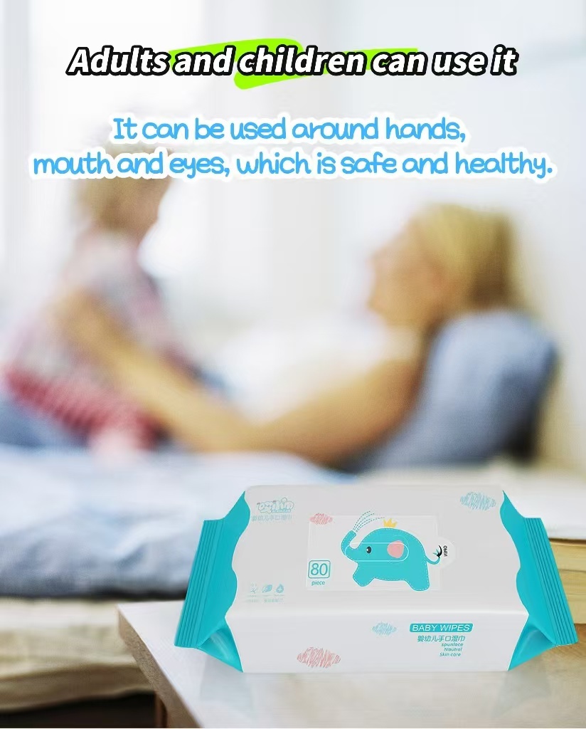 80 sheets of wet wipes in large package