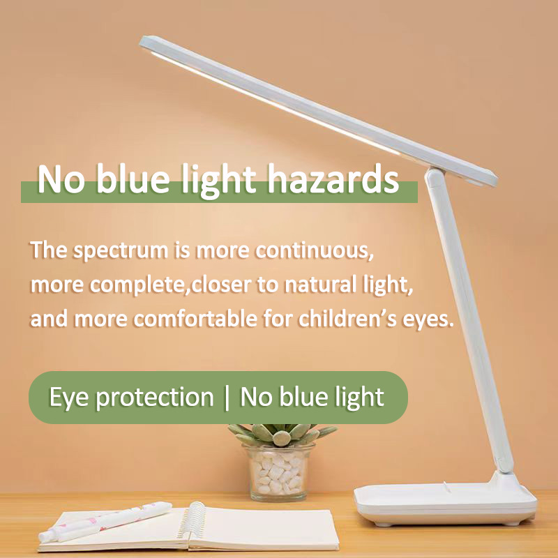 Foldable reading desk lamp