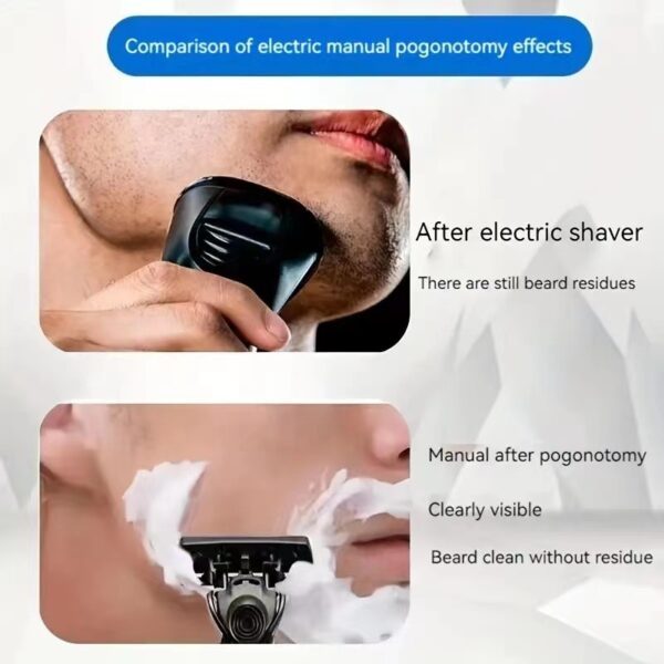 Seven-layer blade manual shaver