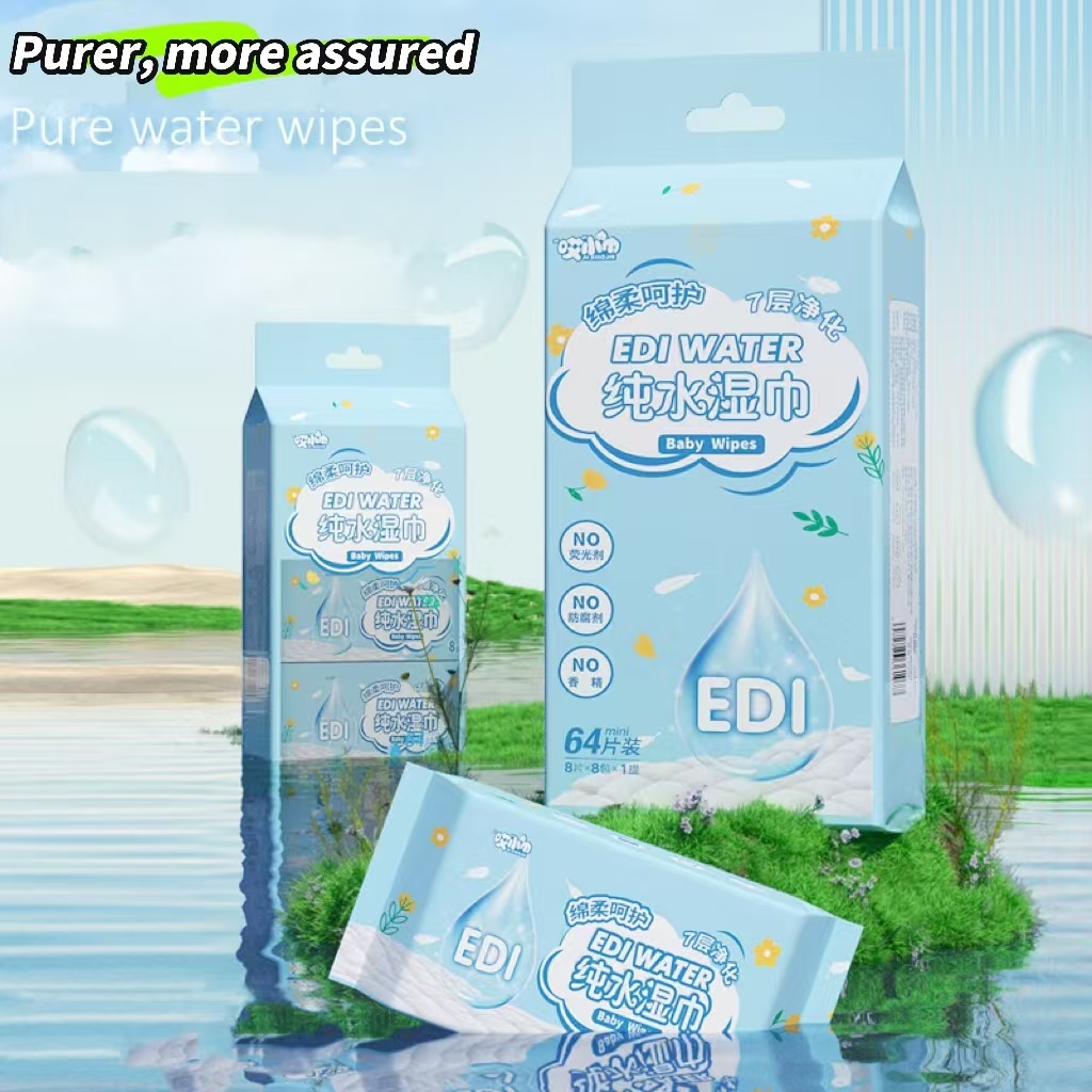 Convenient wet wipes
