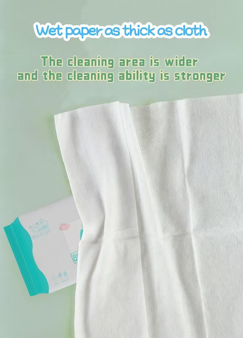 80 sheets of wet wipes in large package