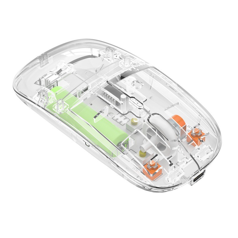 Transparent wireless bluetooth mouse