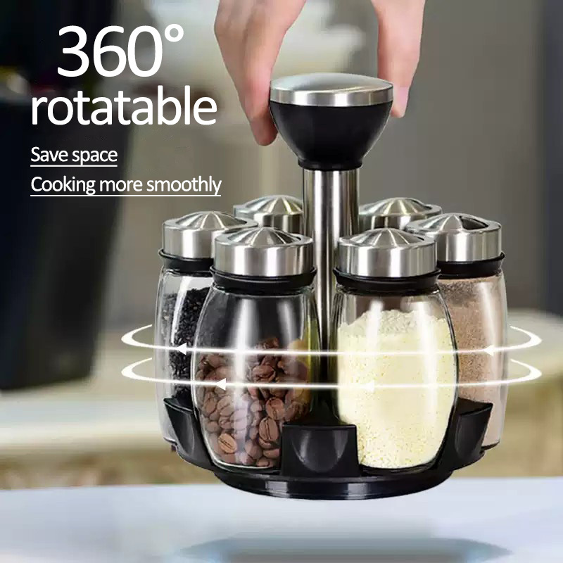 Rotary Spice Bottles