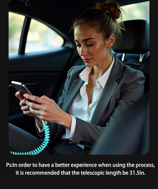 Vehicle-mounted spring fast charging line