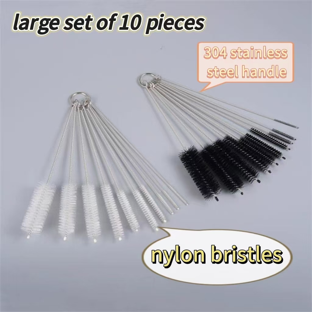 Straw brush set of ten pieces
