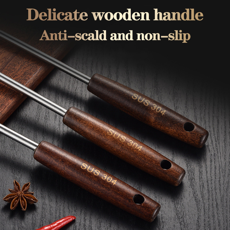 Set of 7-piece stainless steel kitchen utensils