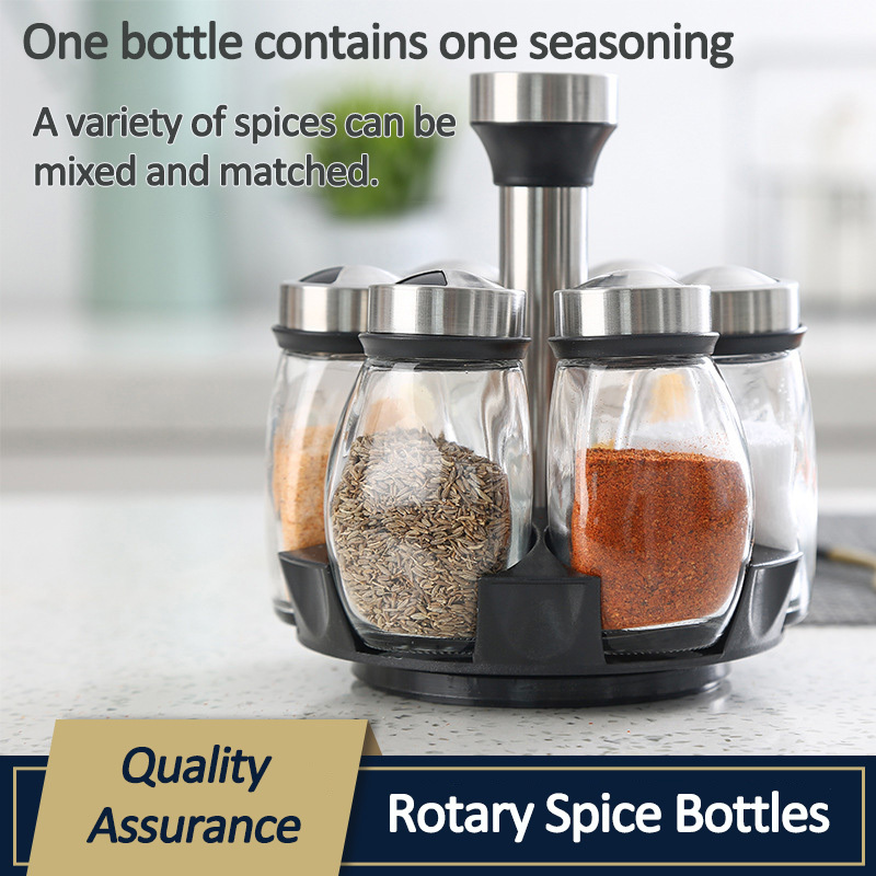 Rotary Spice Bottles