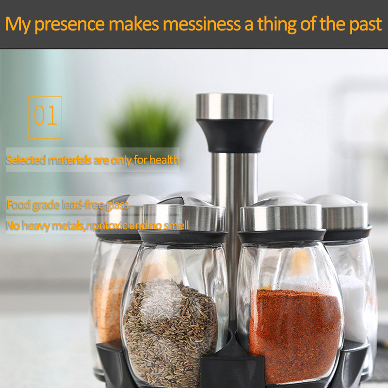 Rotary Spice Bottles
