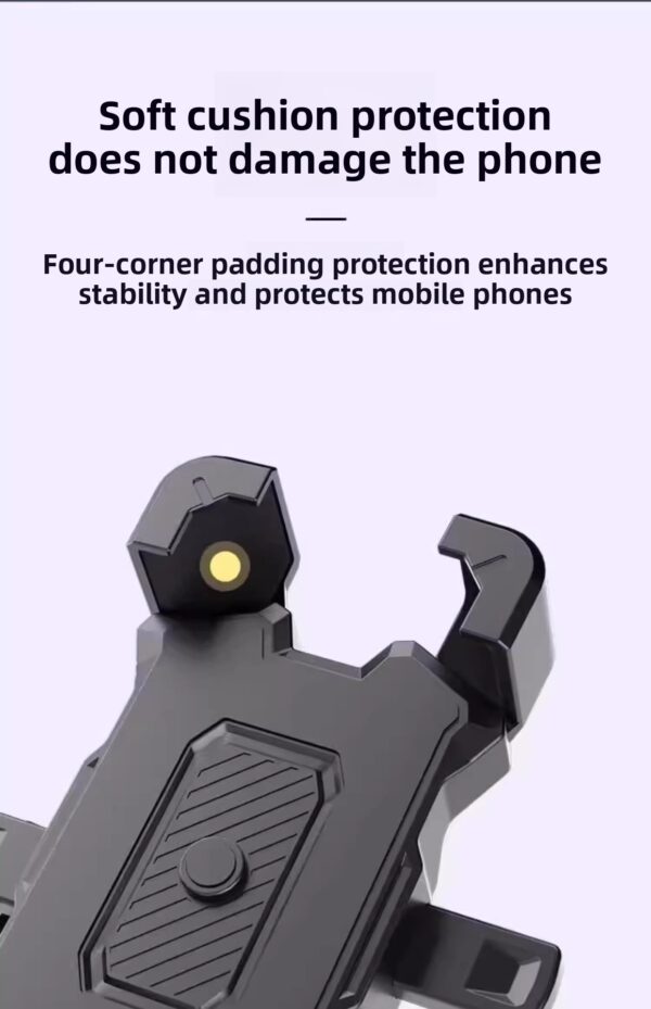 Handlebar type riding mobile phone bracket