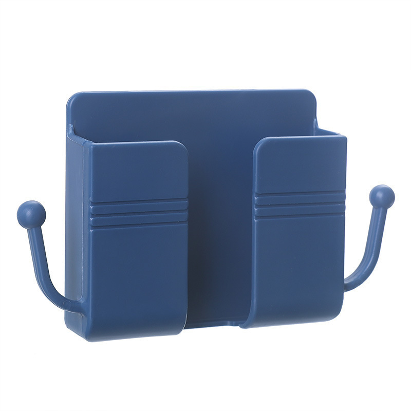 Paste-type mobile phone bracket storage box