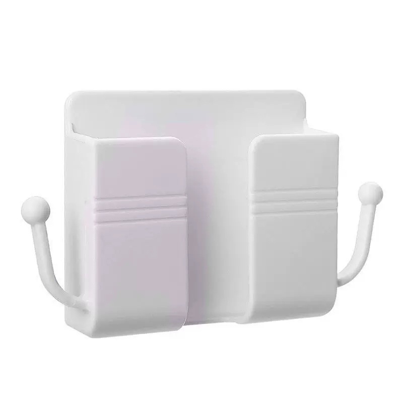 Paste-type mobile phone bracket storage box