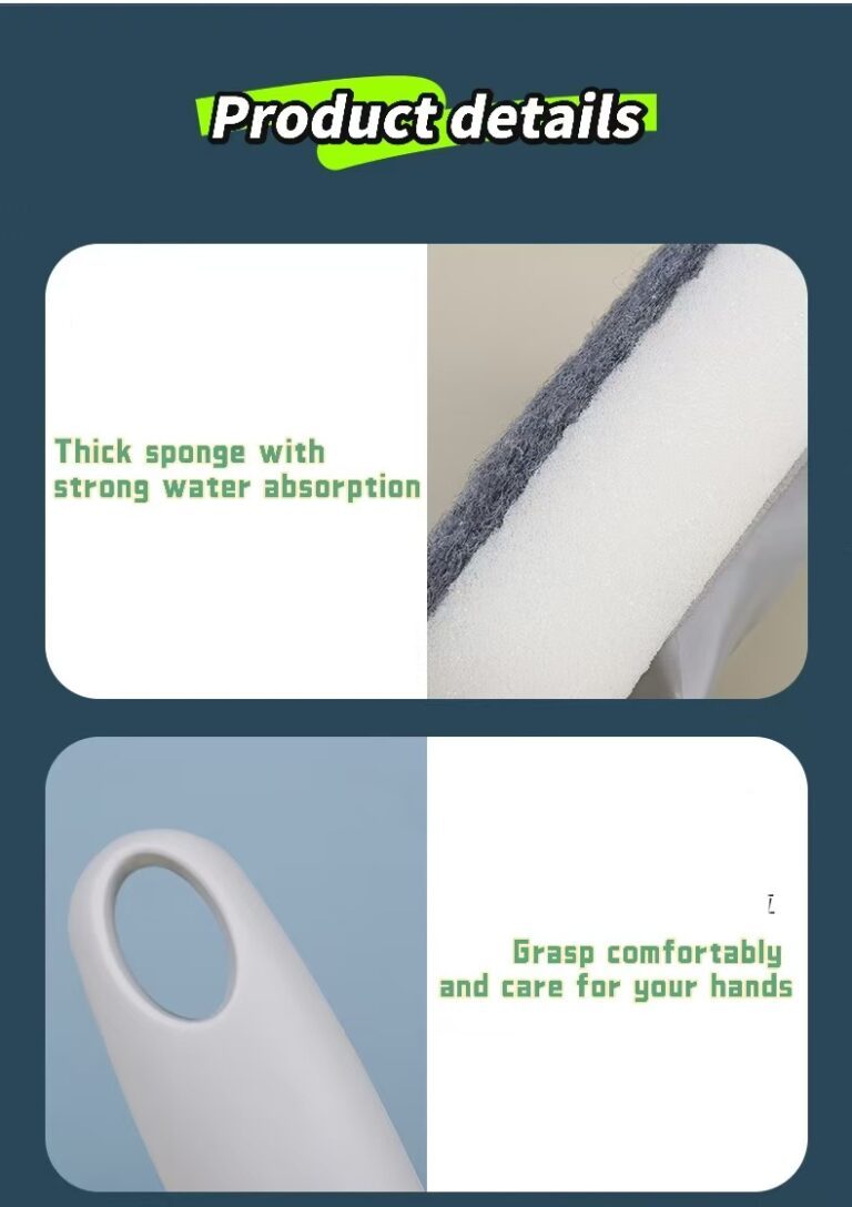 Automatic liquid-adding pot-washing brush