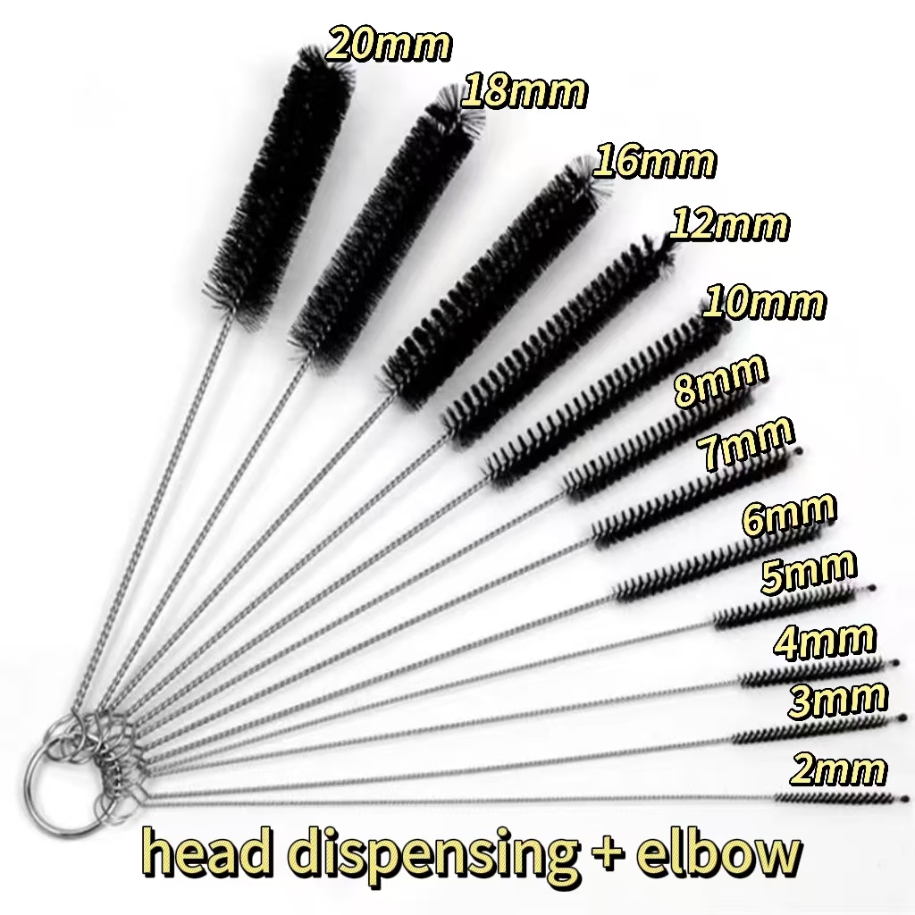 Straw brush set of ten pieces