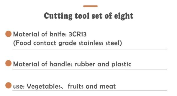 Electroplating tool set of eight