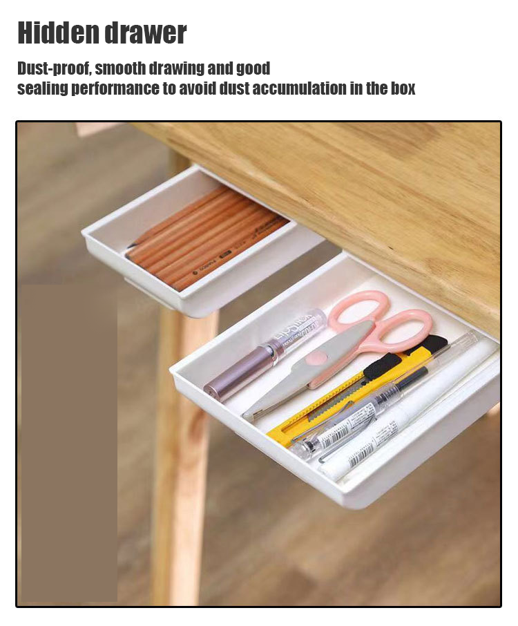 Invisible drawer Hidden drawer box under the desk