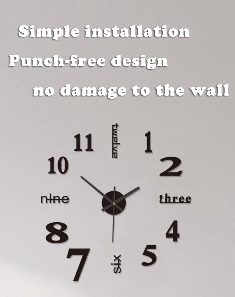 Wall mounted clock