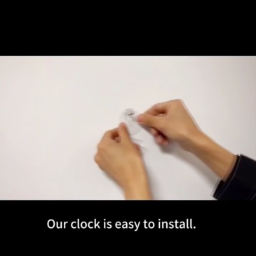 Wall mounted clock