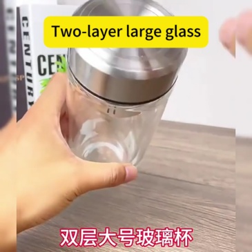 Double-glazed explosion-proof glass
