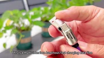 Breathing light data cable