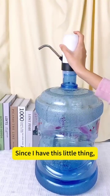 DB Electric Automatic 5 Gallon USB Switch Pump Water Dispenser Universal Hot Water Bottle Automatic Drinking Bottle Switch Pump