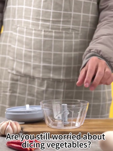 Hand-pulled garlic masher