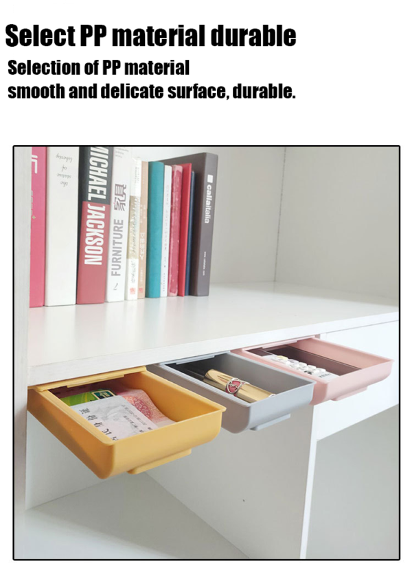 Invisible drawer Hidden drawer box under the desk