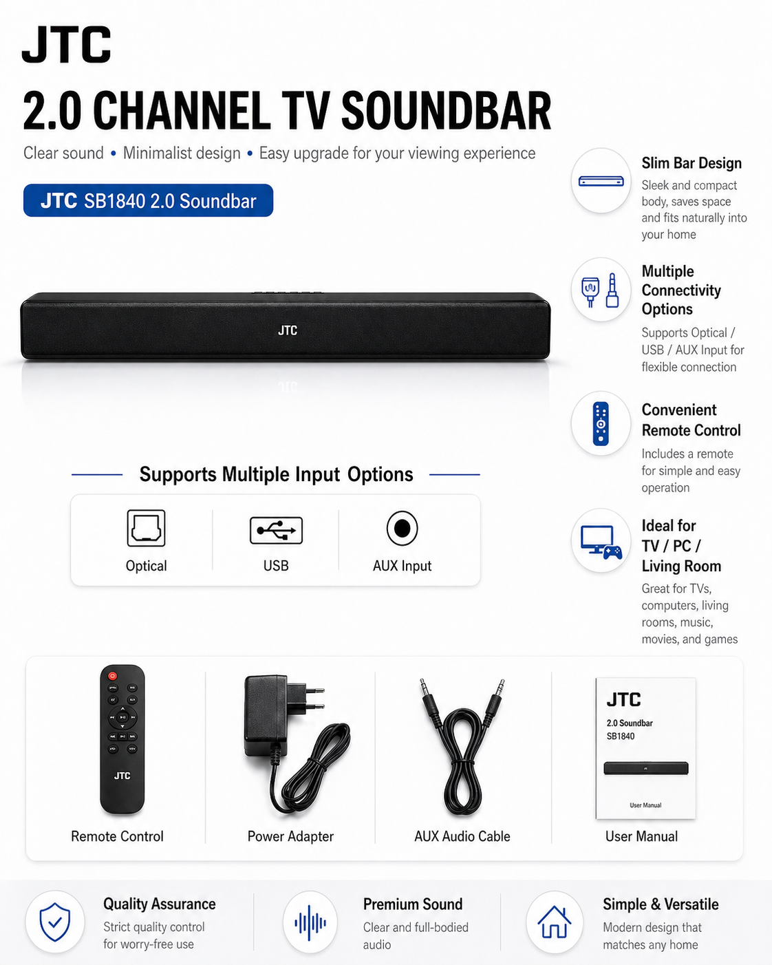 JTC Soundbar