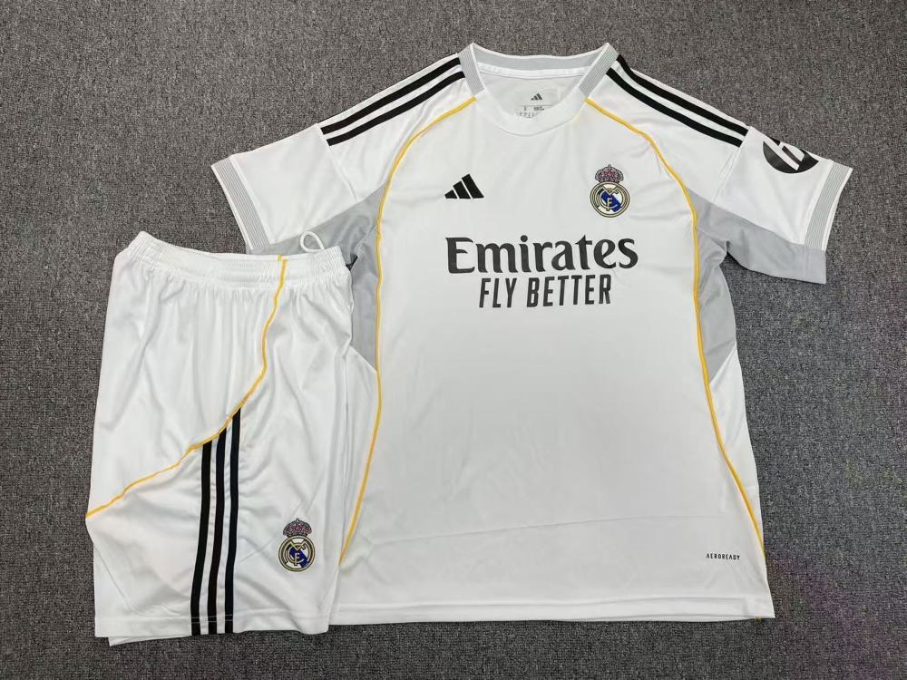 2025-2026 Real Madrid Football Shirt Kids Size