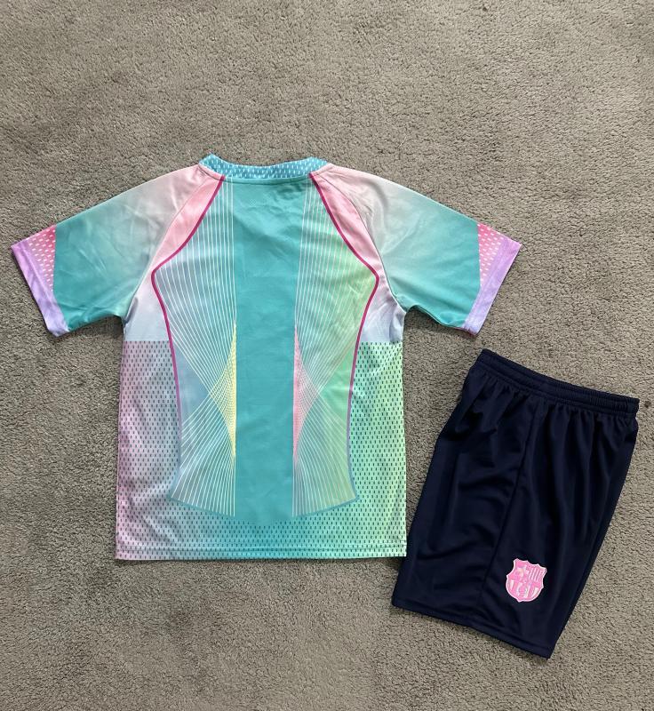 2025/2026 Barcelona second away green (kids kit)