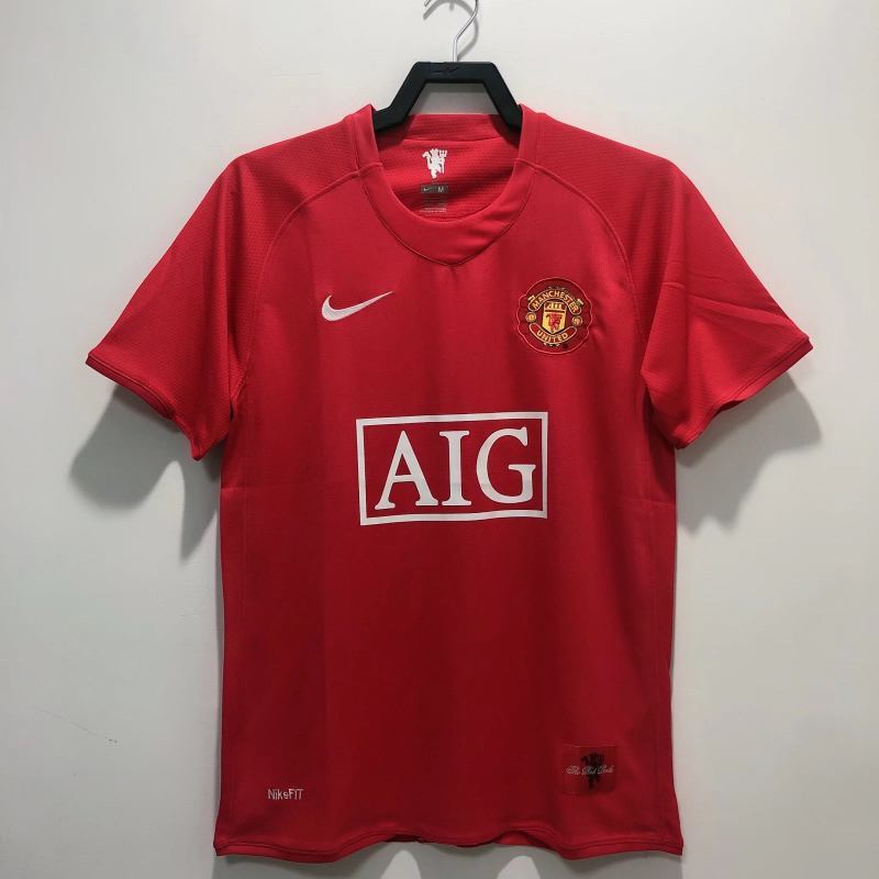 Manchester United RONALDO #7 Retro Jersey Home 2007/08