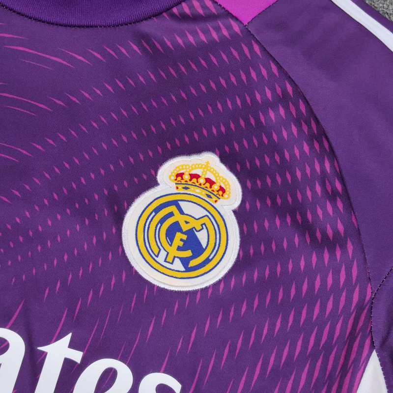 2025/2026 Real Madrid Goalkeeper Purple Football Shirt (Fan Edition)