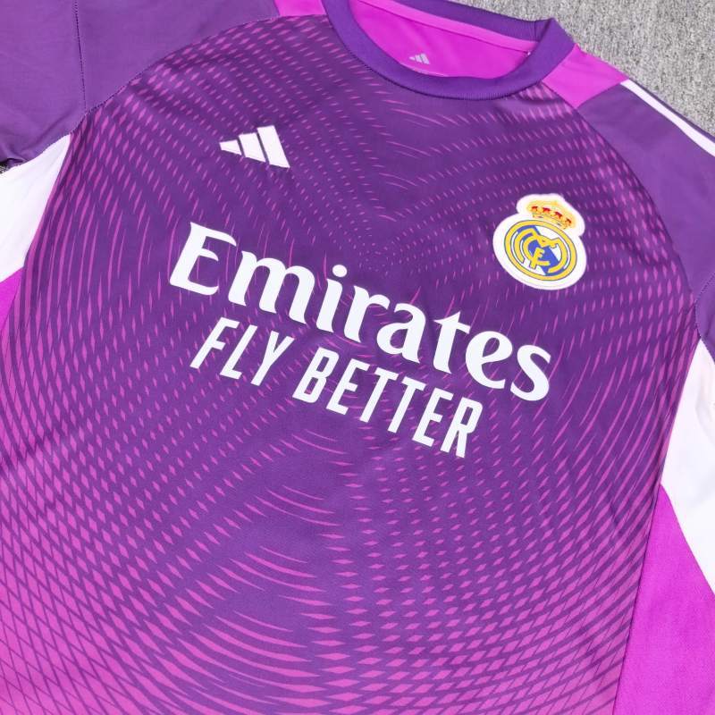 2025/2026 Real Madrid Goalkeeper Purple Football Shirt (Fan Edition)