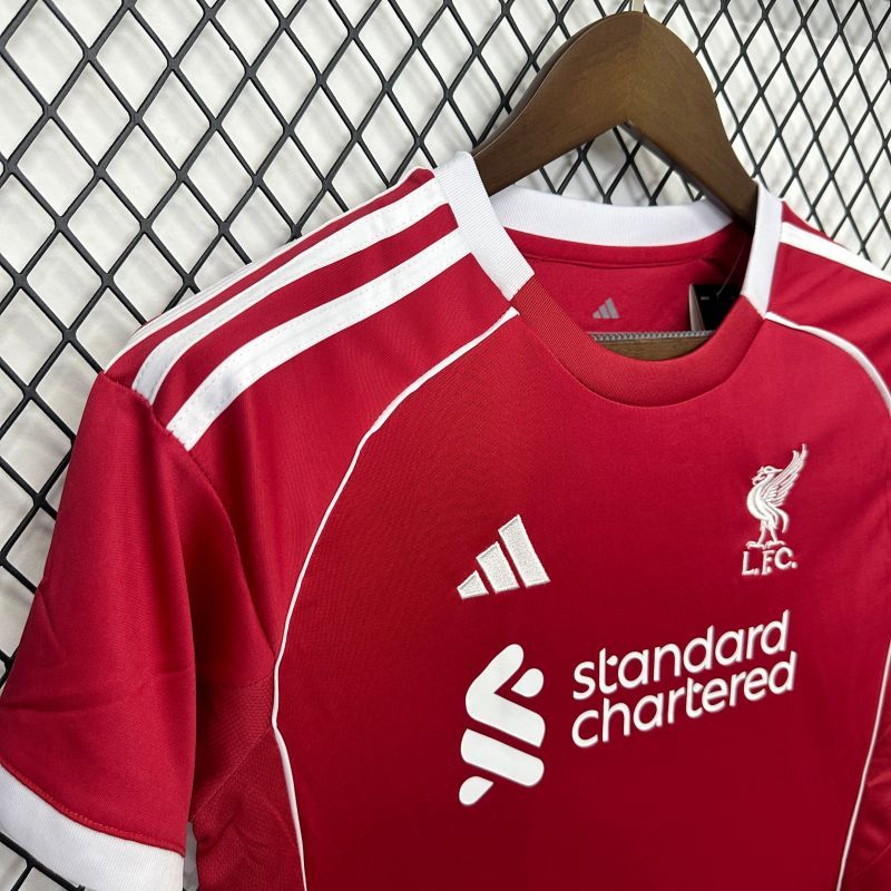 2025/26 Liverpool home jersey Kids kit