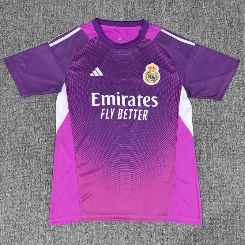 2025/2026 Real Madrid Goalkeeper Purple Football Shirt (Fan Edition)